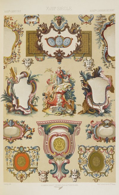 XVIII Century, plate 93 from 