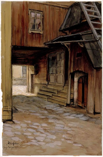 House in Porvoo by Albert Edelfelt