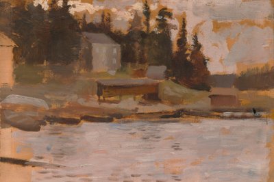 Landscape Sketch from Hamari by Albert Edelfelt