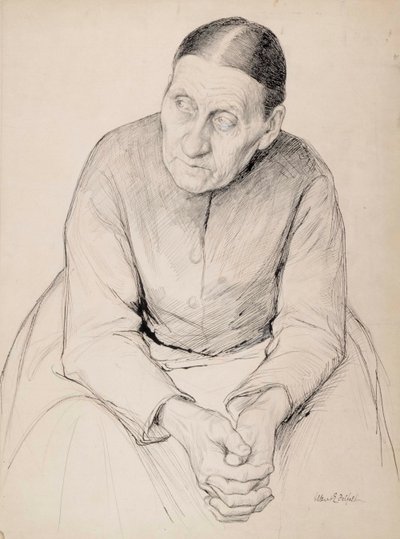 Old Peasant Woman by Albert Edelfelt
