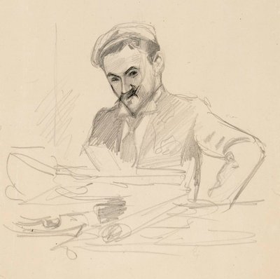 Portrait of Artist, Count Louis Sparre by Albert Edelfelt
