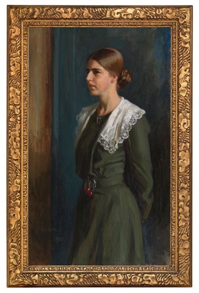 Portrait of Mrs. Michaela Pooley (née Krohn) by Albert Edelfelt