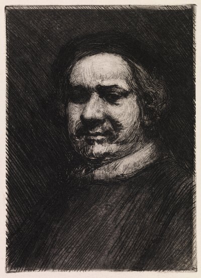 Portrait of Rembrandt, Copy After Rembrandt by Albert Edelfelt