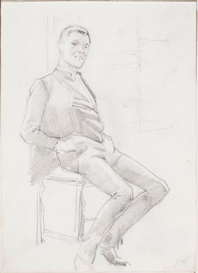 Portrait of a Man by Albert Edelfelt