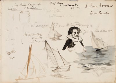 Sails and Figures by Albert Edelfelt