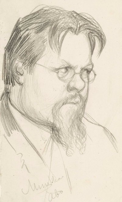 The Artist Elias Muukka by Albert Edelfelt