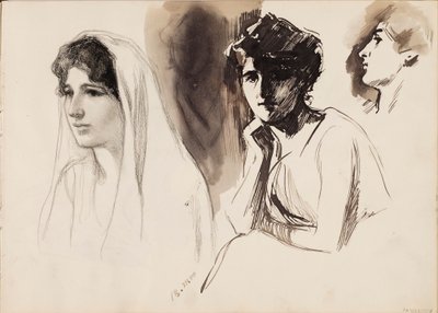 Figures by Albert Edelfelt