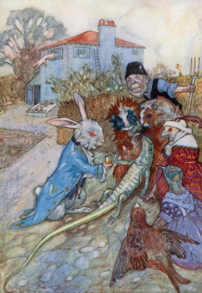 Illustration for Alice in Wonderland by Albert Edward Jackson