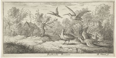 Landscape with Woodcocks by Albert Flamen