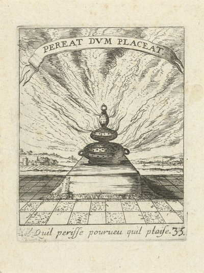 Perfume Burner (Moralizing Love Emblems) by Albert Flamen