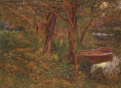 The River at Dusk by Albert Goodwin