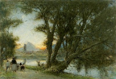 The Village of... by Albert Goodwin