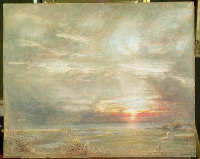 Venice from the Hebrew Cemetery by Albert Goodwin