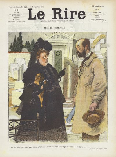 Illustration for Le Rire by Albert Guillaume