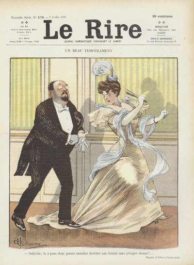 Illustration for Le Rire by Albert Guillaume