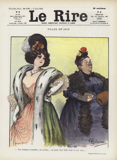 Illustration for Le Rire by Albert Guillaume
