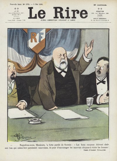 Illustration for Le Rire by Albert Guillaume