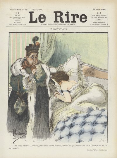 Illustration for Le Rire by Albert Guillaume
