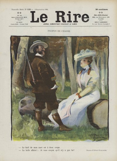 Illustration for Le Rire by Albert Guillaume