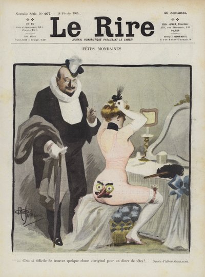 Illustration for Le Rire by Albert Guillaume
