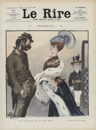 Illustration for Le Rire by Albert Guillaume