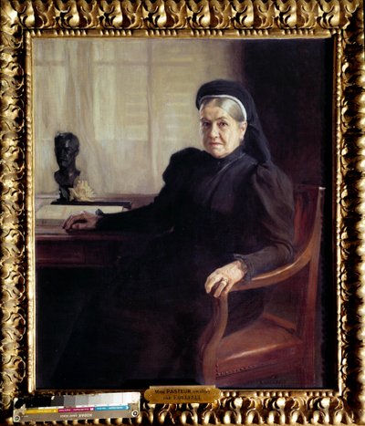 Portrait of Madame Pasteur, widow of Louis Pasteur by Albert Gustaf Aristides Edelfelt