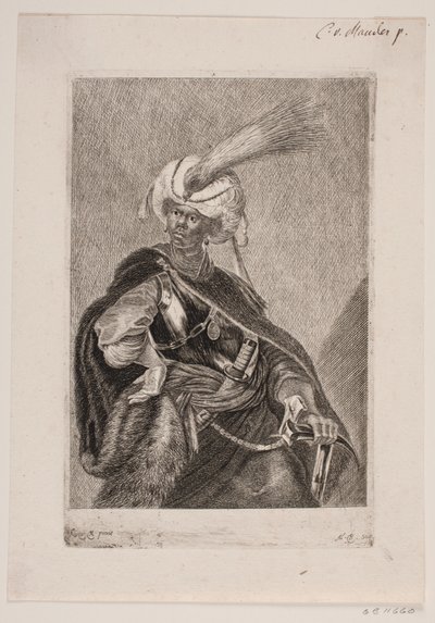 A Black African in Armor by Albert Haelwegh