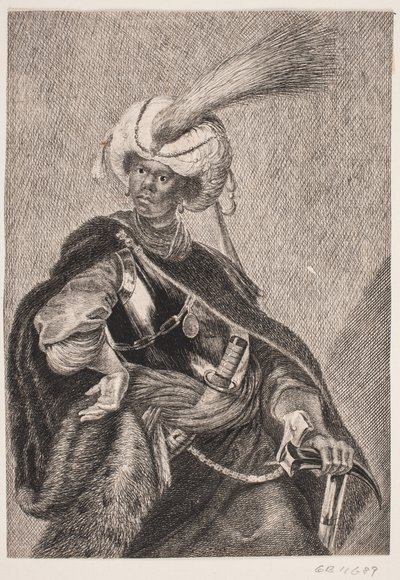 A Black African in Armor by Albert Haelwegh