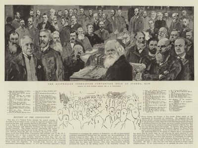 The Australian Federation Convention held at Sydney, NSW by Albert Henry Fullwood