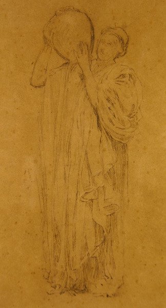 Girl with Pitcher, c.1867 by Albert Joseph Moore