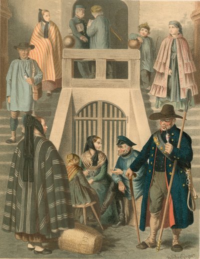 German costume, Harz by Albert Kretschmer