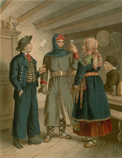 German Costume, Littauen by Albert Kretschmer