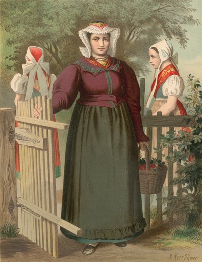 German Costume, Preussen (Provinz Schlesien), Tannhausen by Albert Kretschmer
