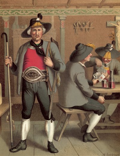 German Costume, Tyrol Billerthal by Albert Kretschmer