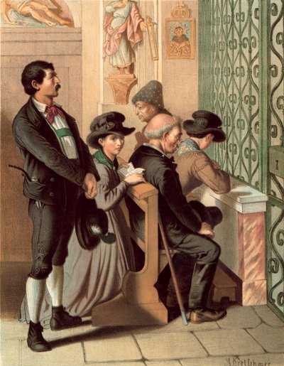 German Costume, Tyrol, Ober-Innthal by Albert Kretschmer