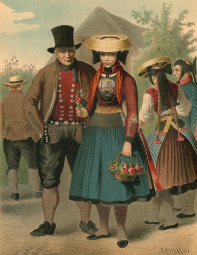 German Costume, Vierlande by Albert Kretschmer