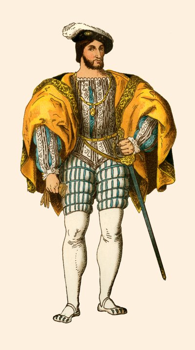 King Francis I of France, 1547 by Albert Kretschmer