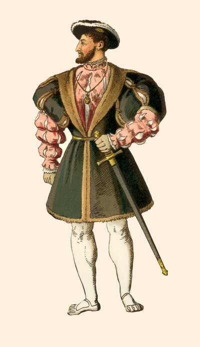 King Francis I of France, 1547 by Albert Kretschmer
