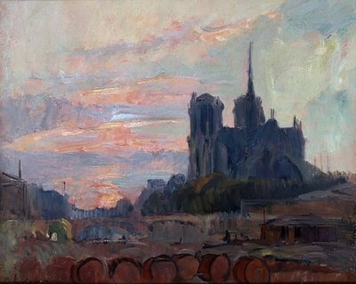 Painting. Artist: Albert Lebourg. Location: Private Collection, Madrid, Spain by Albert Lebourg