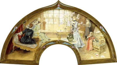 A Gathering in the Drawing Room by Albert Lynch
