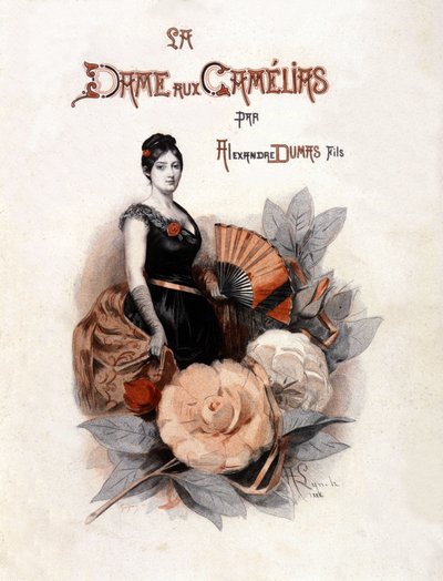 The Lady of the Camelias - Alexandre Dumas Jr. Illustration by Albert Lynch by Albert Lynch
