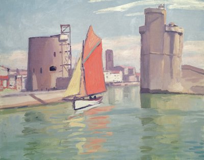La Rochelle, the two towers of the old port seen from the outer harbour by Albert Marquet