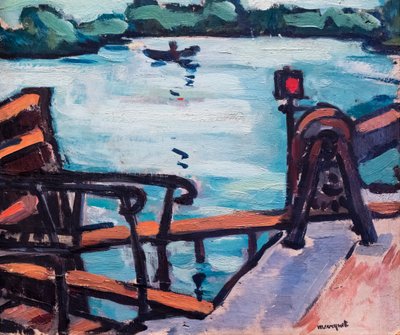 Landscape (detail) by Albert Marquet