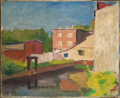Pink House in Arcueil by Albert Marquet