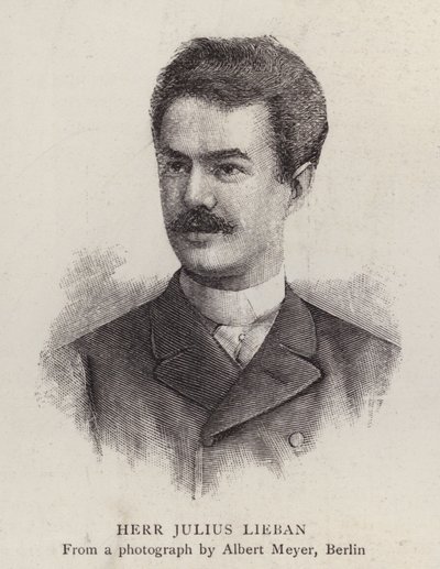 Julius Lieban, German opera singer by Albert Meyer
