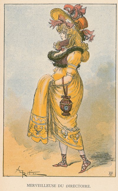Merveilleuse du Directoire by Albert Robida