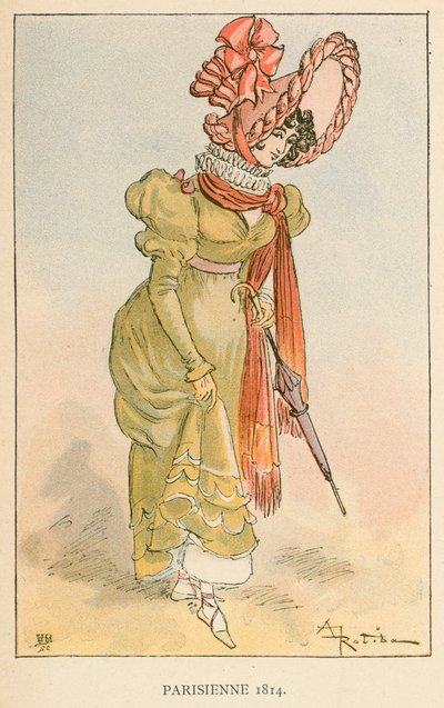 Parisienne 1814 by Albert Robida
