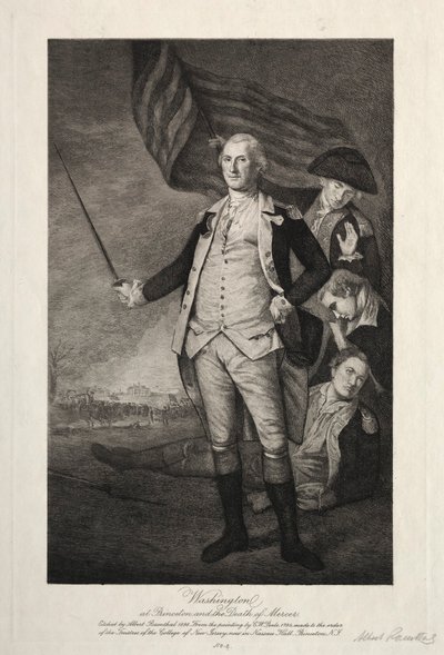 George Washington at Princeton, 1898 by Albert Rosenthal
