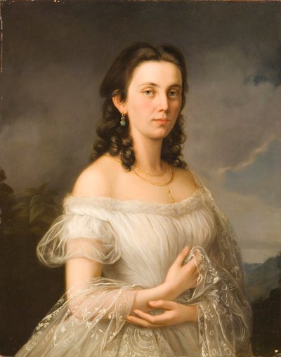 Princess Julia of Liechtenstein, née Countess Potocki by Albert Theer