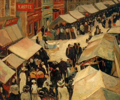 Fair in St. Ingbert by Albert Weisgerber
